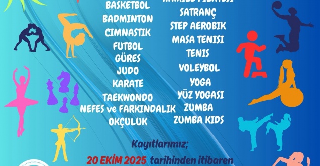 Denizli'de spor kursları kayıtları başlıyor