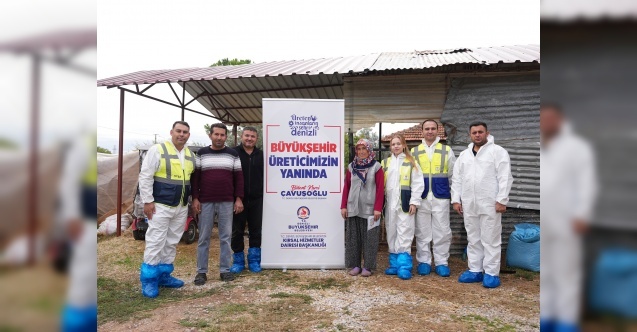 Üreticiler Denizli'de veteriner danışmanlık hizmetinden memnun