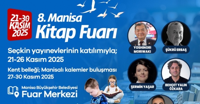8. Manisa Kitap Fuarı Başlıyor