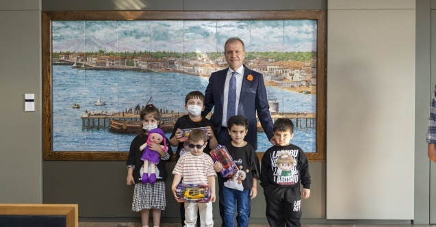 Başkan Seçer, lösemi hastası çocuklarla bir araya geldi