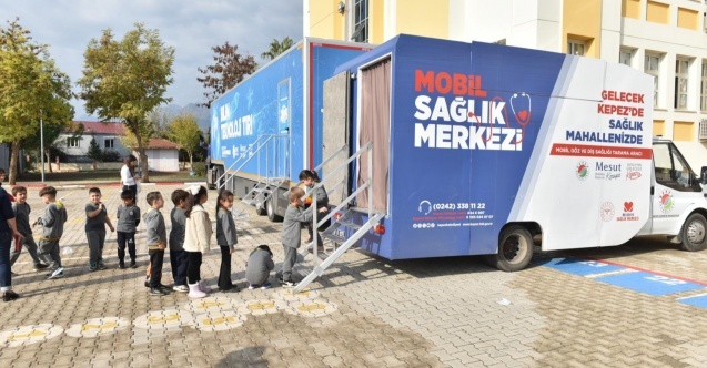 Kepez’den öğrencilere göz sağlığı taraması