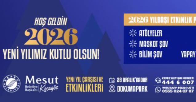 27 Aralık 2025 Kepez Belediyesi ilanı