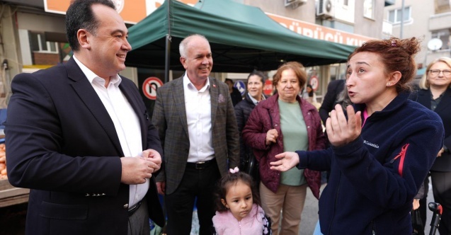 Besim Dutlulu Karaköy Pazarı’nda Esnafı Dinledi