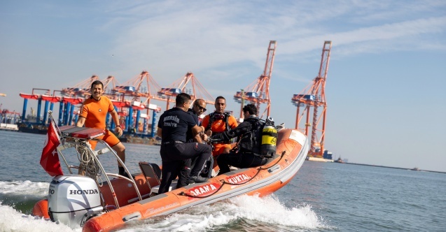 Mersin Büyükşehir'in Arama Kurtarma ekipleri her daim hazır