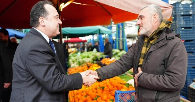 Besim Dutlulu Perşembe Pazarı’nda Esnafla Bir Araya Geldi