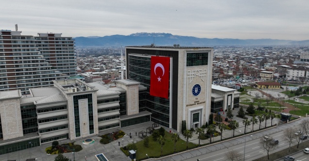 Bursa Türk bayraklarıyla donatıldı
