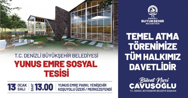 Denizli Büyükşehir’den yeni yıla iki büyük yatırım