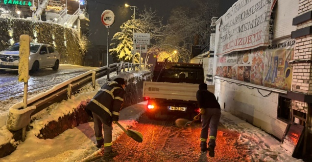 Kartal Belediyesi Kar Yağışına Karşı Teyakkuzda