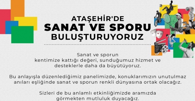 Sanat ve spor Ataşehir'de buluşuyor
