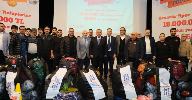 Adana Büyükşehir Belediyesi’nden Amatör Spor Kulüplerine önemli destek