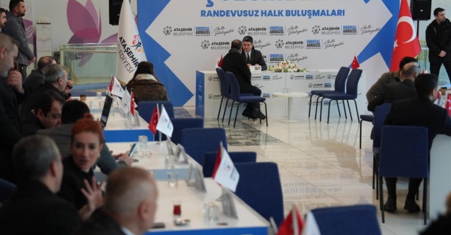 Ataşehir'de halk buluşmaları