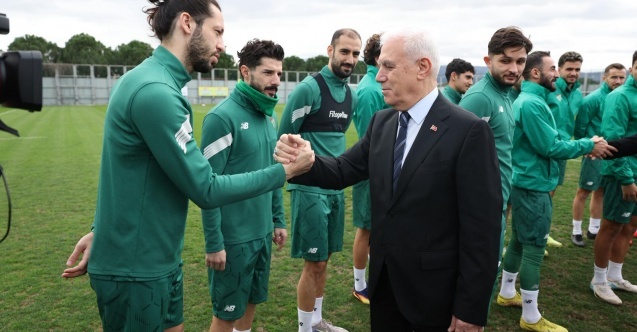 Bursa Büyükşehir'den Bursaspor'a güçlü destek