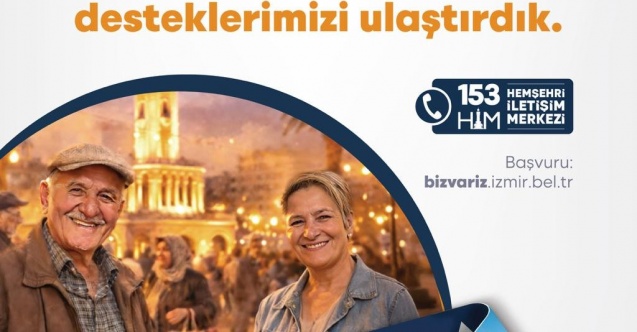 İzmir’de emeklilere 30 milyon lirayı aşan destek